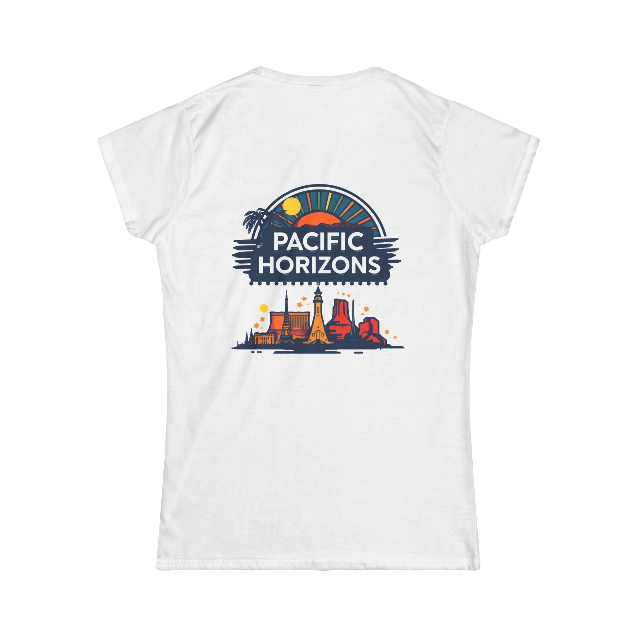 T-Shirt Femme Pacific Horizons - Sunset Beach Collection